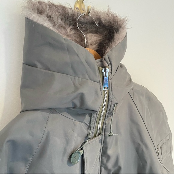 Vintage Snorkel Parka, Extreme Cold Snorkler Coat, Military Jacket, Japan Sz L - Picture 5 of 14